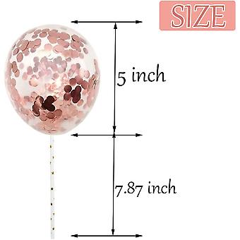 Schmetterling Cake Topper Roségold – „Ein Kleiner Schmetterling Ist Auf Dem Weg“, Babyparty-Deko
