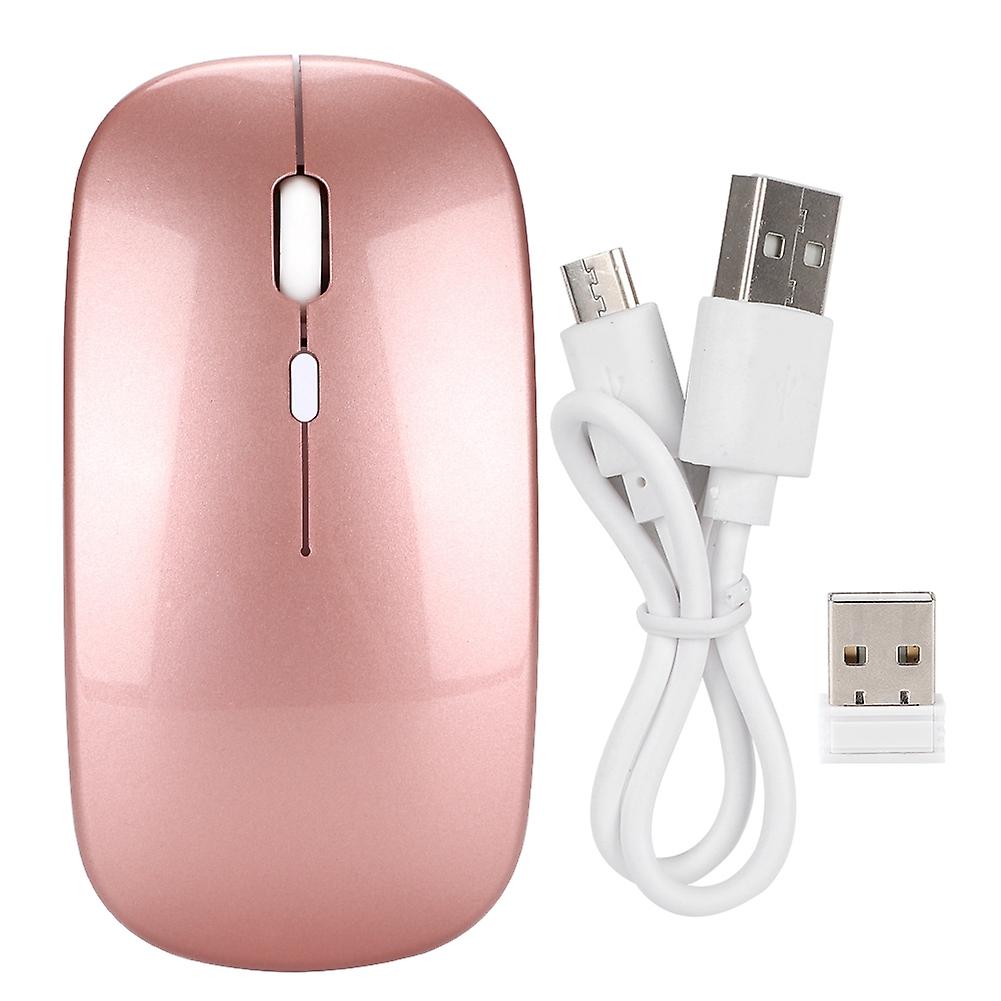 HXSJ M80 2.4G Ergonomic Wireless Rechargeable Silent Mouse with USB Receiver