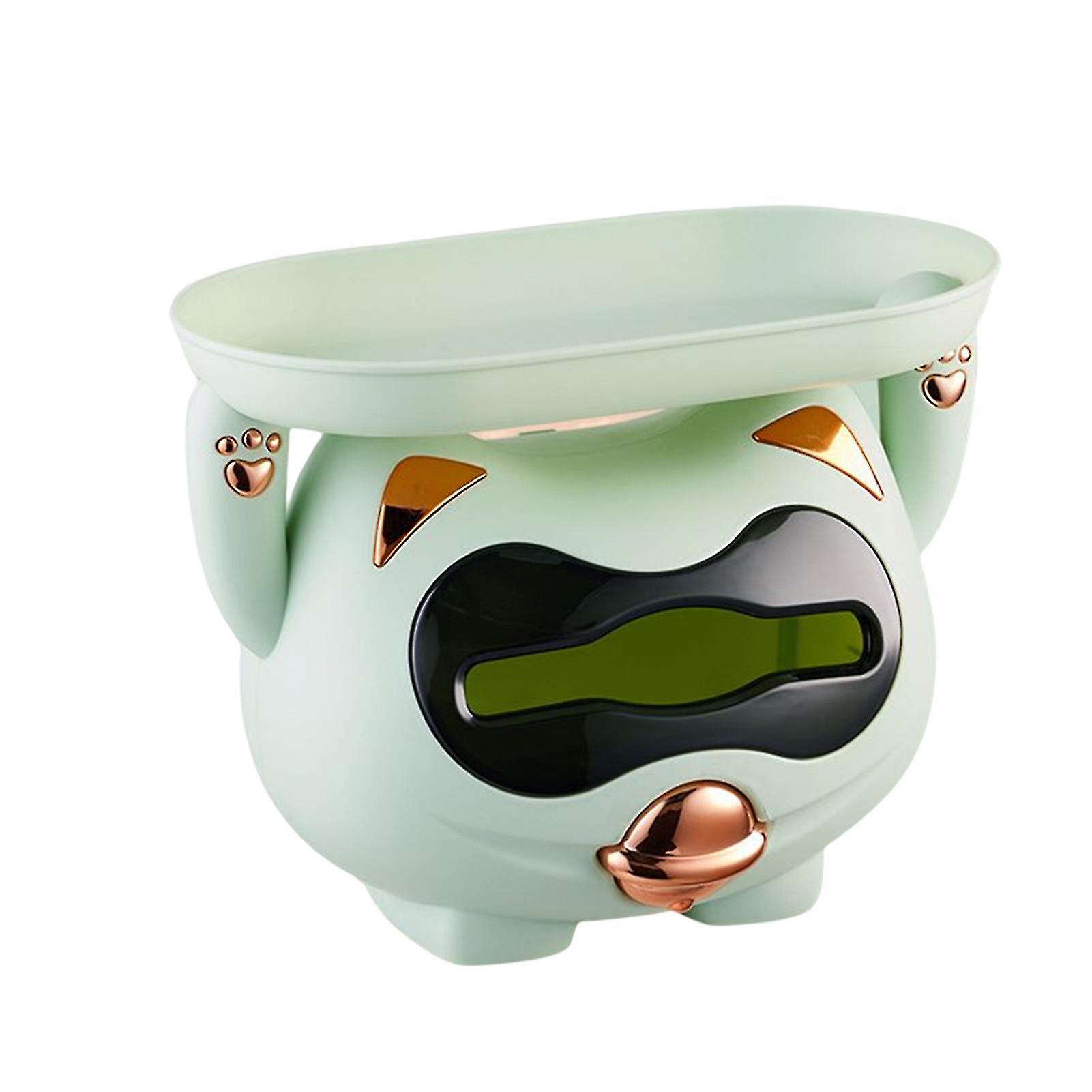 Cute Cat Tissue Storage Box Multifunctional Remote Control Holder For Home