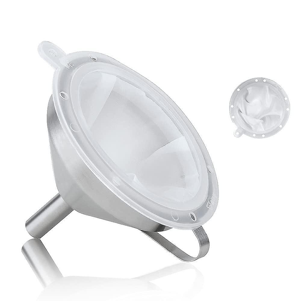 Pxcl Strainer Filter Compatible With 5 Inch/13 Cm Kitchen Funnel Filter For Arranged Rum/juice/milk/coffee/wine/kefir - 200 Mesh.
