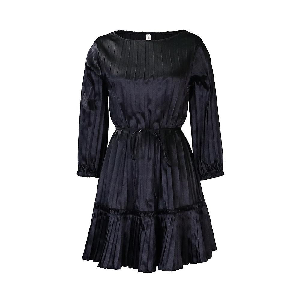 Fashion Temperament Lace-up Pleated Dress
