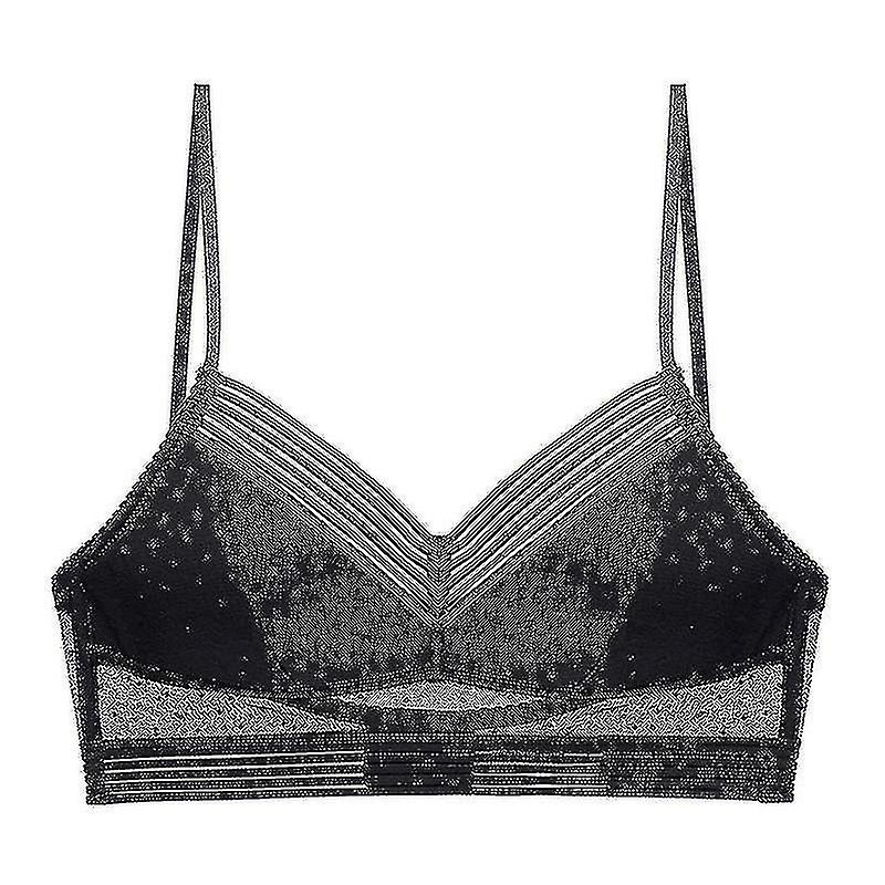 Low Back Wireless Lifting Lace Bra U Shaped Bra Push Up Backless Bra Deep V Invisible Low Back Bra F