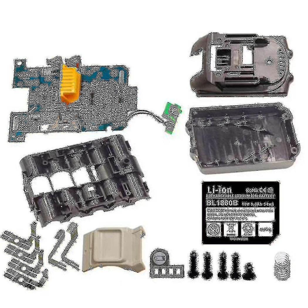 Diy Battery Case Single Cell Protection Detection Bms For 18v Battery Bl1830 Bl1820 Bl1815 Bl1860b