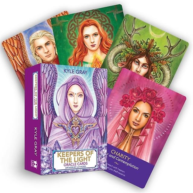 Keepers Of The Light Oracle Cards by Kyle Gray Paperback Book