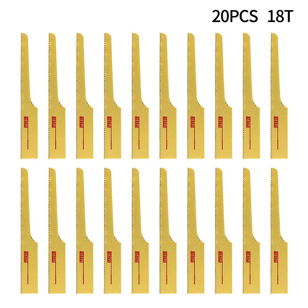 20pcs Reciprocating Air Saw Blades Reciprocating Air Body Saw Hacksaw Blades Cut Off Tool 94mm