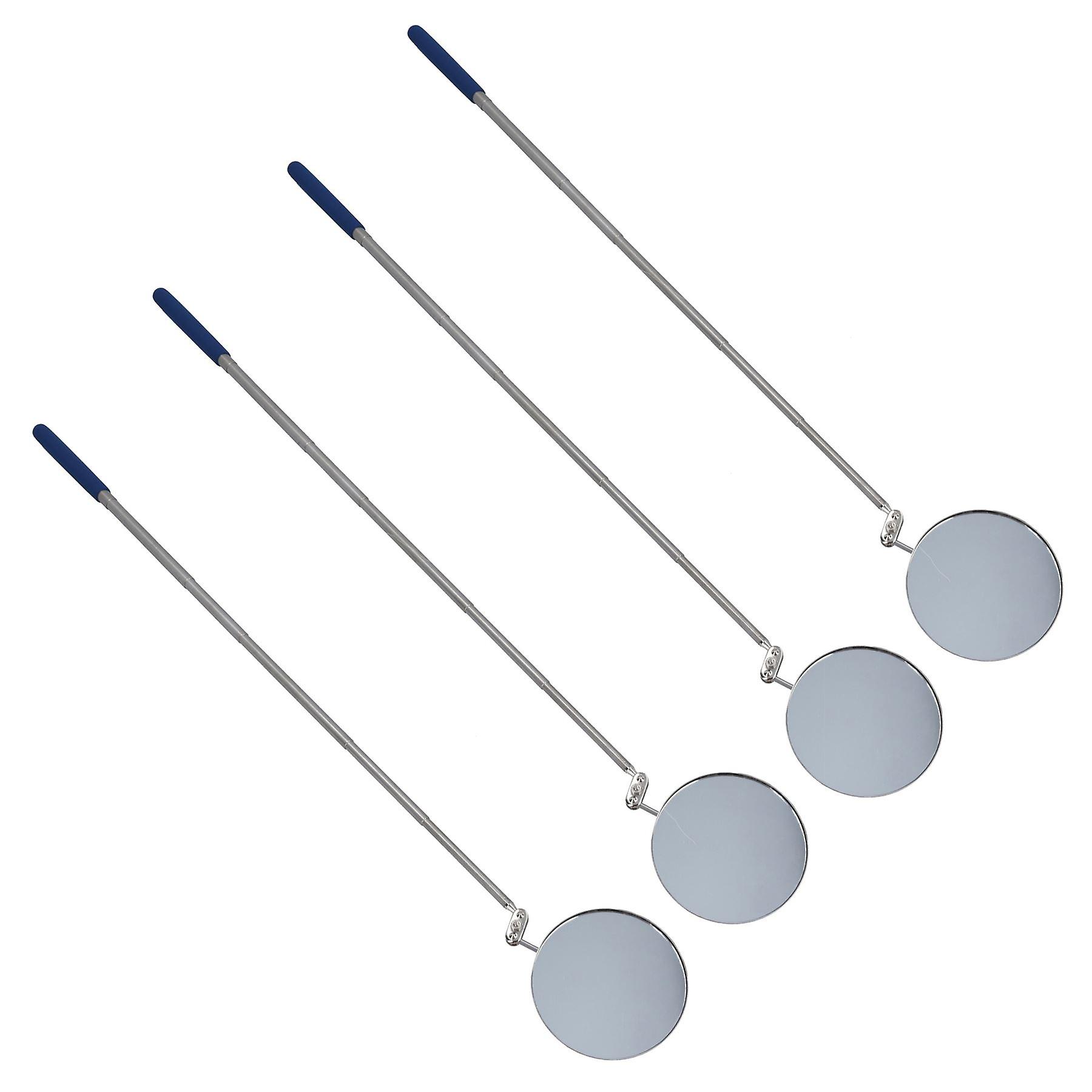Telescopic Inspection Round Circular Mirror 85mm Extends 280 – 880mm 4pc