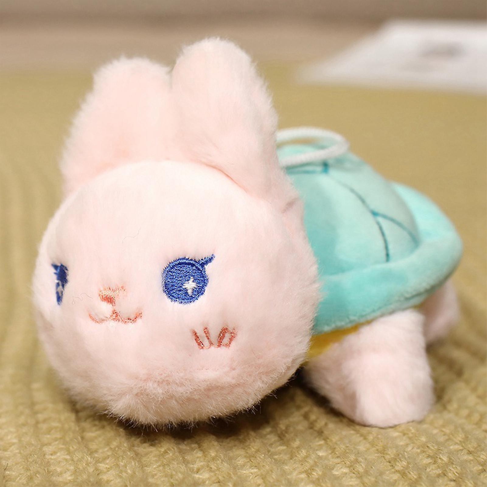 20cm Turtle-bees Plush Dolls Keychain 2 Color Choose White Pink Gift For Children Girl Student