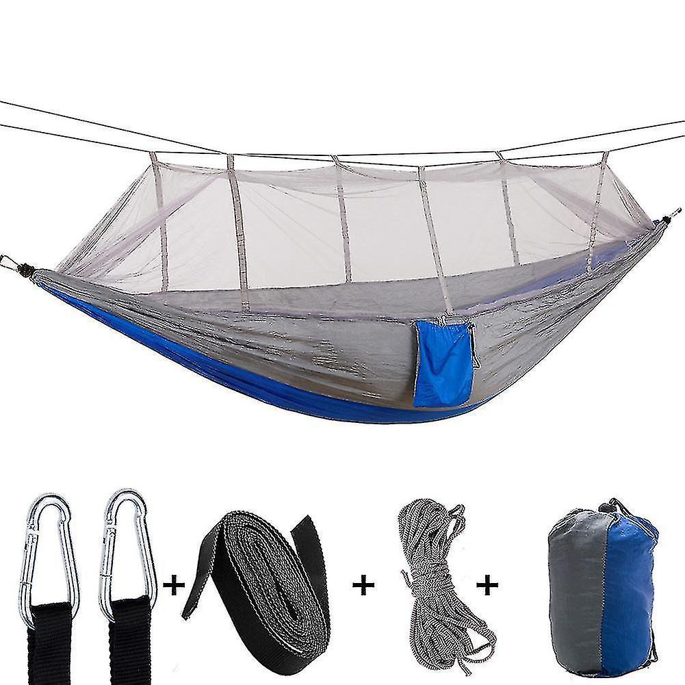 Outdoor Camping Mosquito Net Hammock Air Tent 210t Nisifang: 260*140cm Packing About 26*20*13cm Gray
