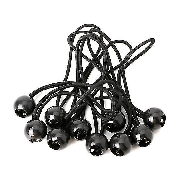 50pcs Rubber Bungee Tensioners With Ball For Tarpaulin, Pavilion, Tent, Curtains, Garden Wire Mesh, Greenhouse, And Trailer Tarpaulin Attachment