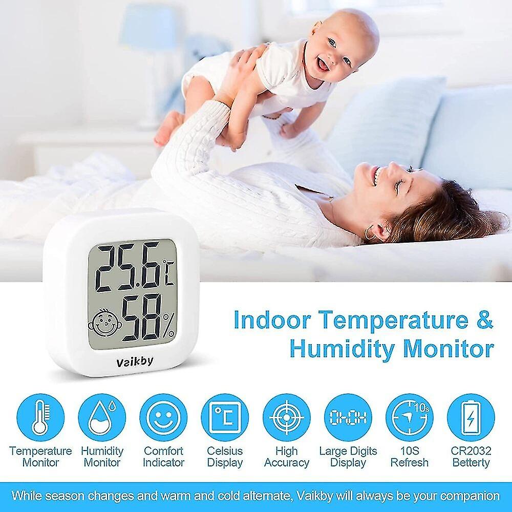 Digital Thermometer Hygrometer Sensor Humidity Meter Indoor Temperature Gauge