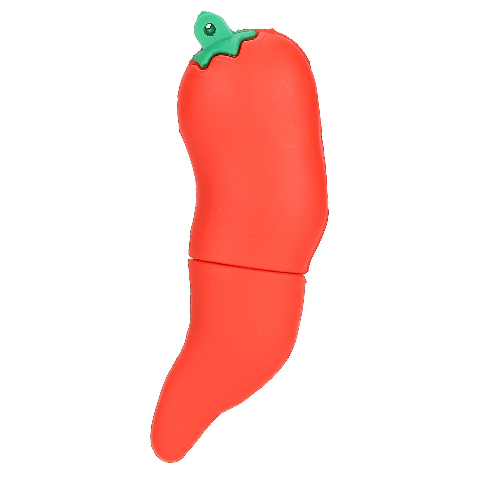 Red Pepper Shape USB Flash Drive 1GB Cute Memory Stick for Students Children Gift