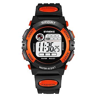 SYNOKE 99269 Children Digital Watch, Colour: Large (Orange) Large (Orange)