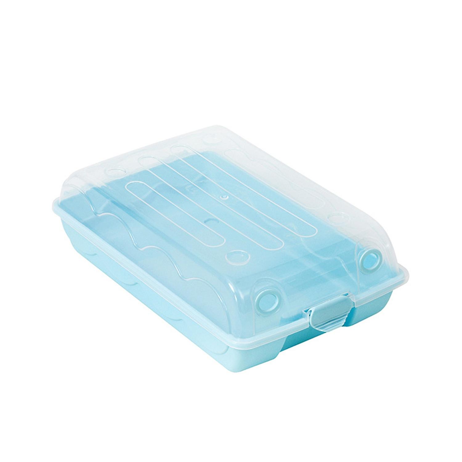 Shoe Storage Box with Clear Lid Visible Ventilation Holes Stackable Dust-proof Heavy Duty Shoe Organ