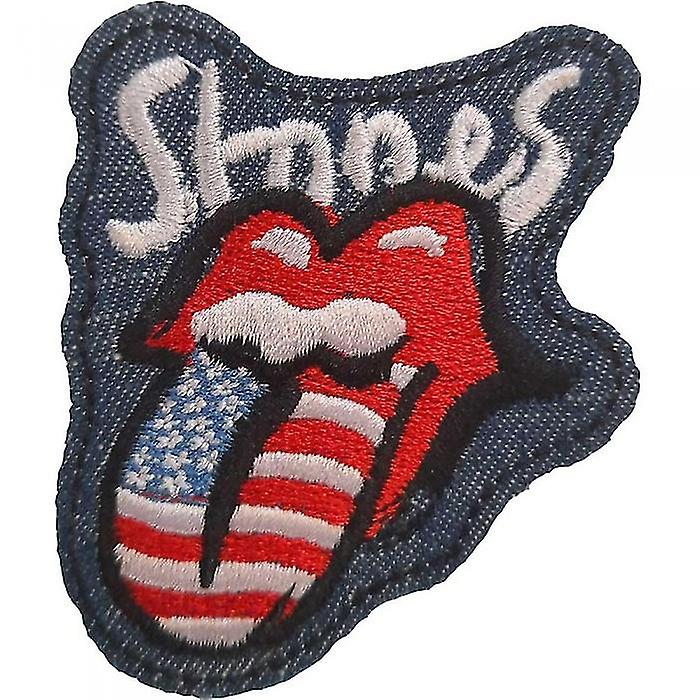 The Rolling Stones Filter Logo American Flag Patch