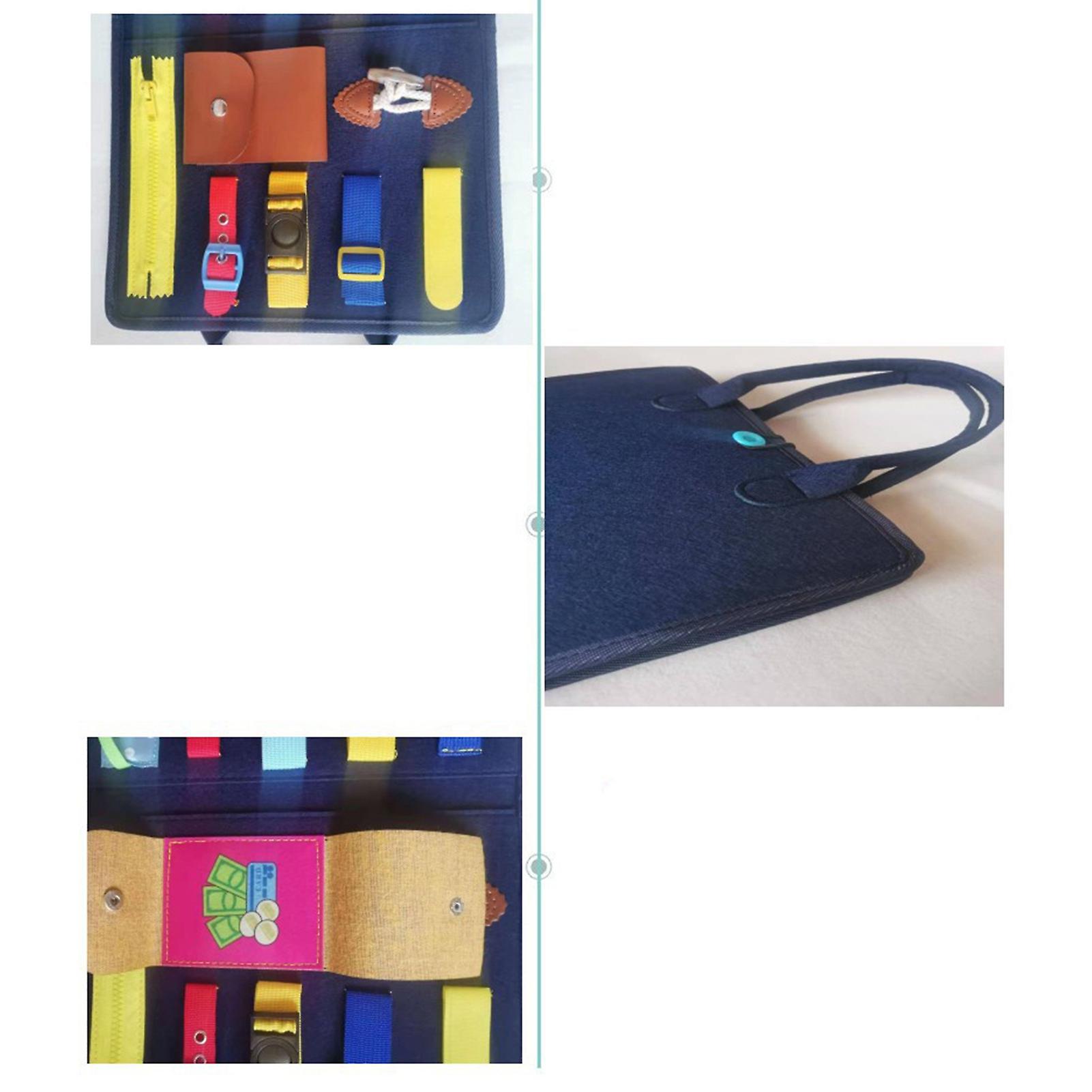 Portable Panda Activity Board for Toddlers: Develop Fine Motor Skills & Learn Colors