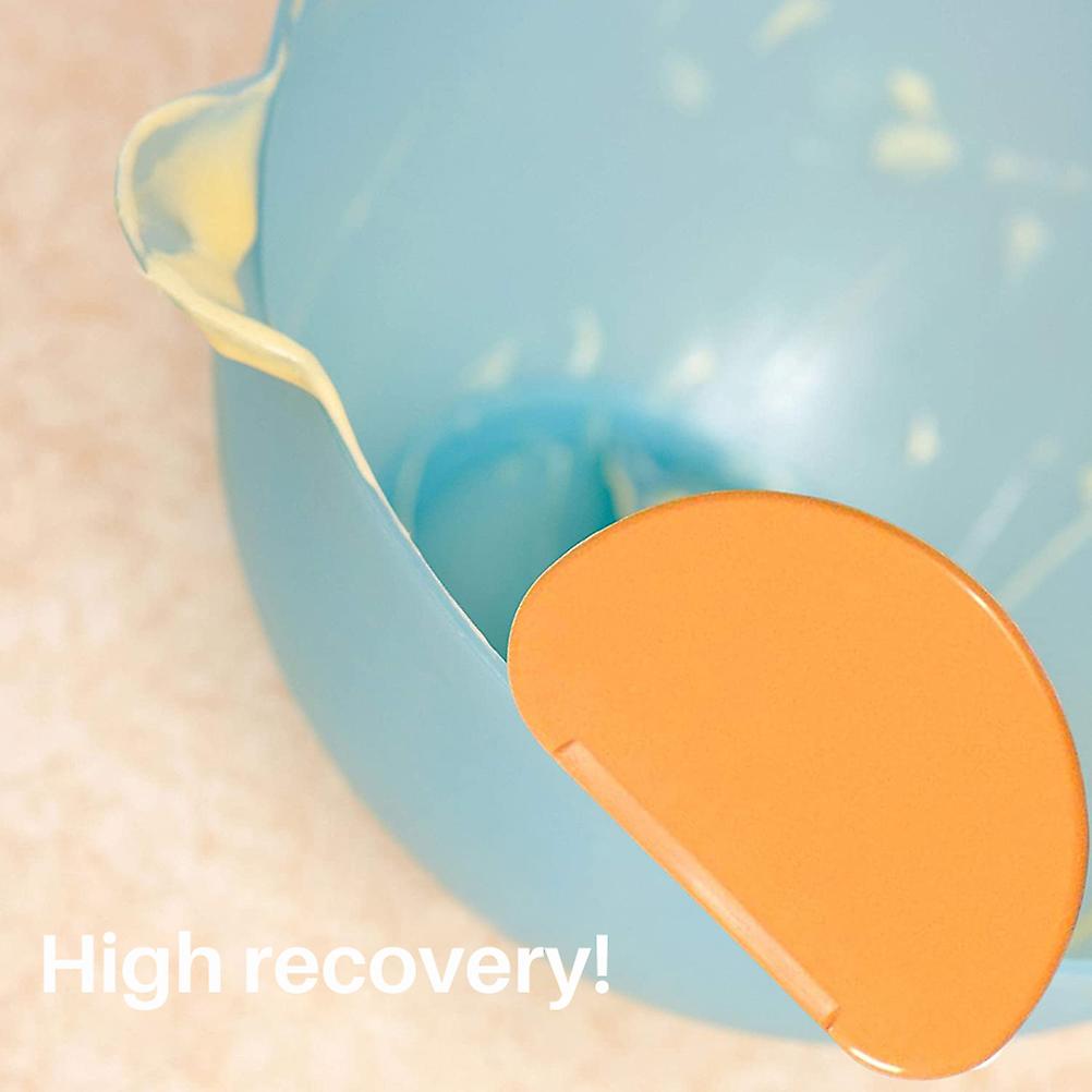 Semicircle Edge Silicone Dough Scraper Cake Smoother Cake Scraper Dough Cutter Baking Tools