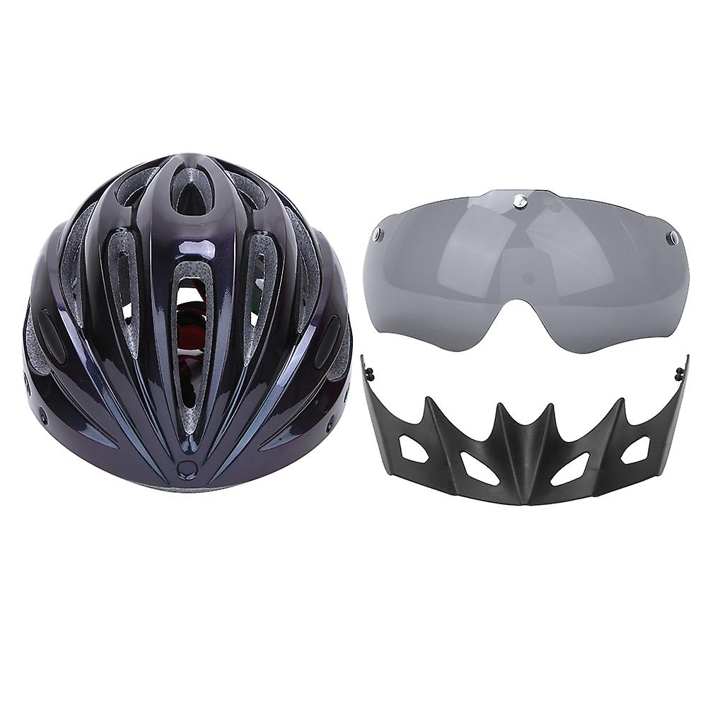 Unisex Magnetic Bike Goggles Helmet - Adjustable & Breathable for Cycling