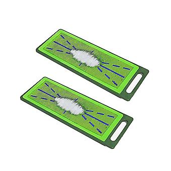 2pcs Golf Hit Mats Golf Swing Mats Shot Tracking Interior / Outdoor Home Garden Golf Swing Training Mats