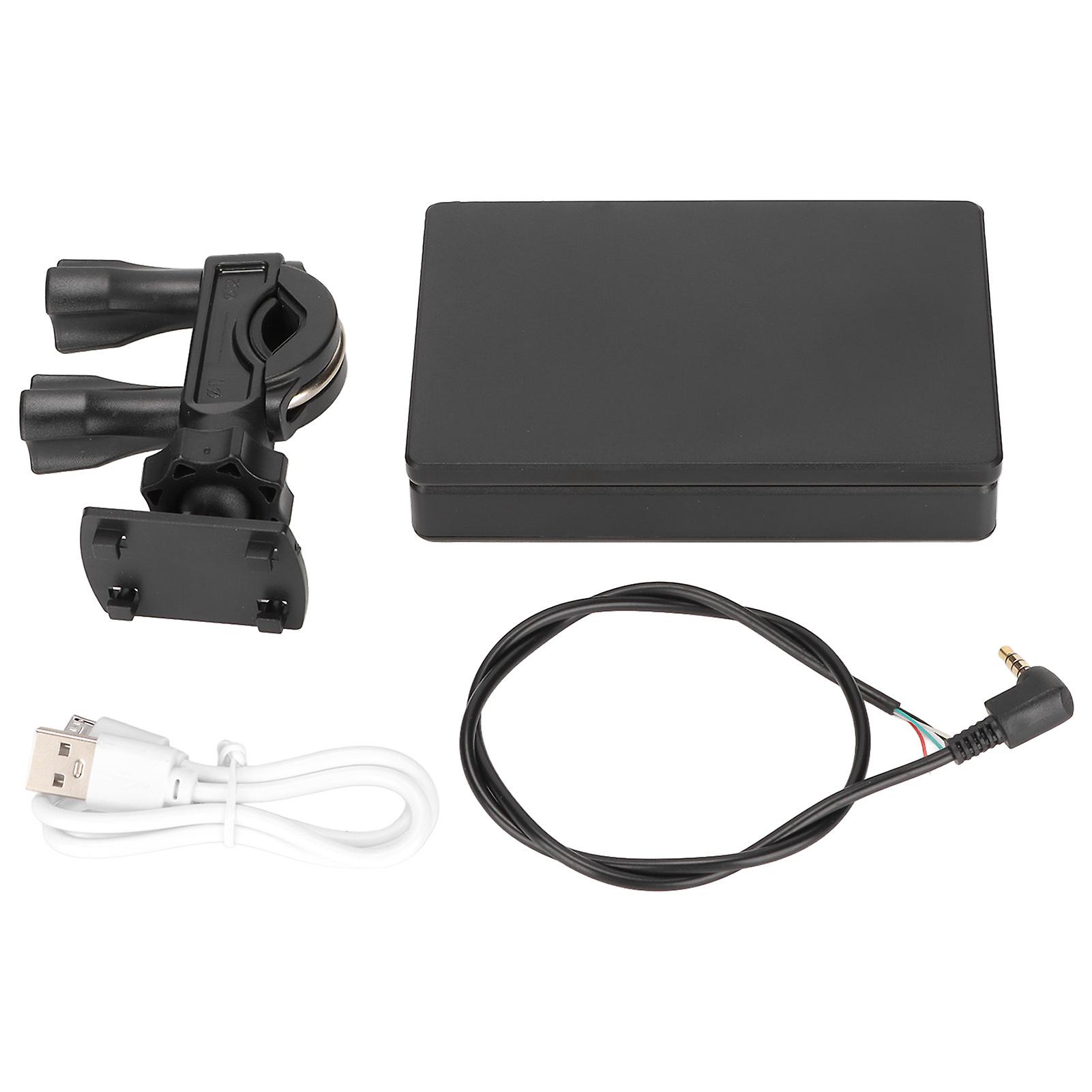 4.3in Fish Finder Screen IPS Full Screen 800x480 CVBS Input 3.5mm Interface with Sun Visor Fish Finder Screen for Fishing