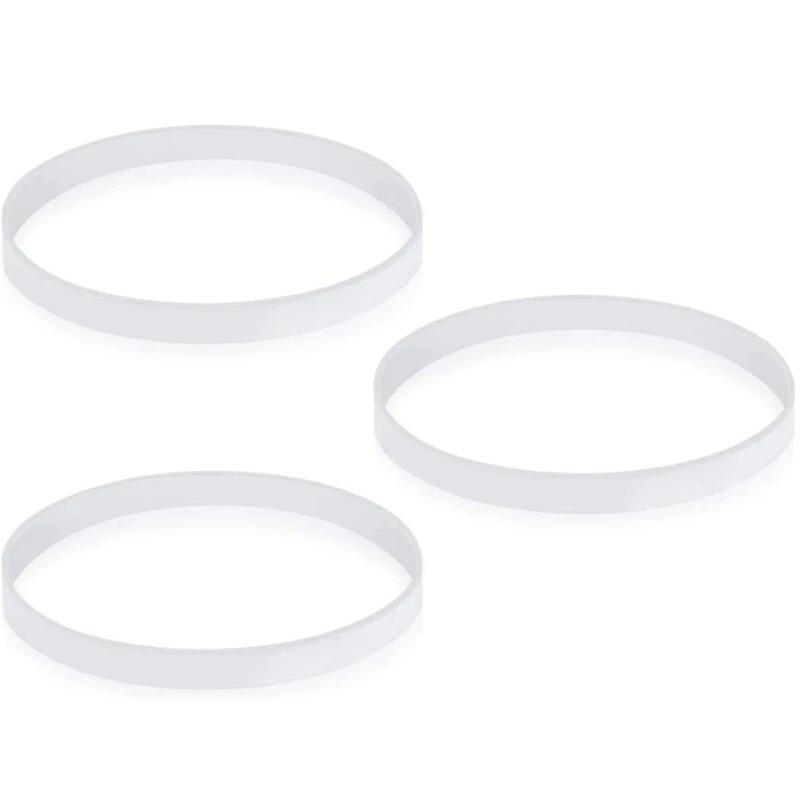 3PCS Seal Rubber Seal Spare Seal Spare Part Compatible for Nutri Ninja 6/7 Fins Blade Blender Mixer ( 10cm)~11157