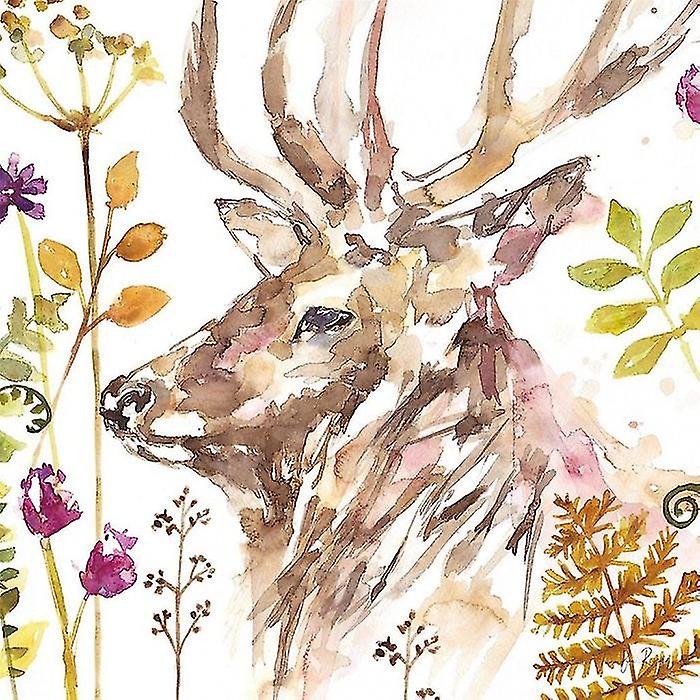 Jennifer Rose Stag Canvas Print