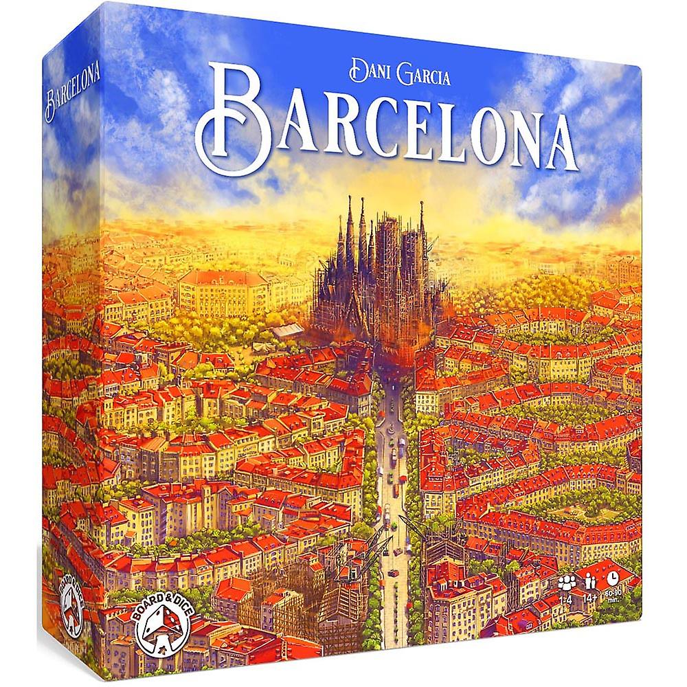 Board and Dice Barcelona Board Game for 1 to 4 Players Ages 14 Years and Up