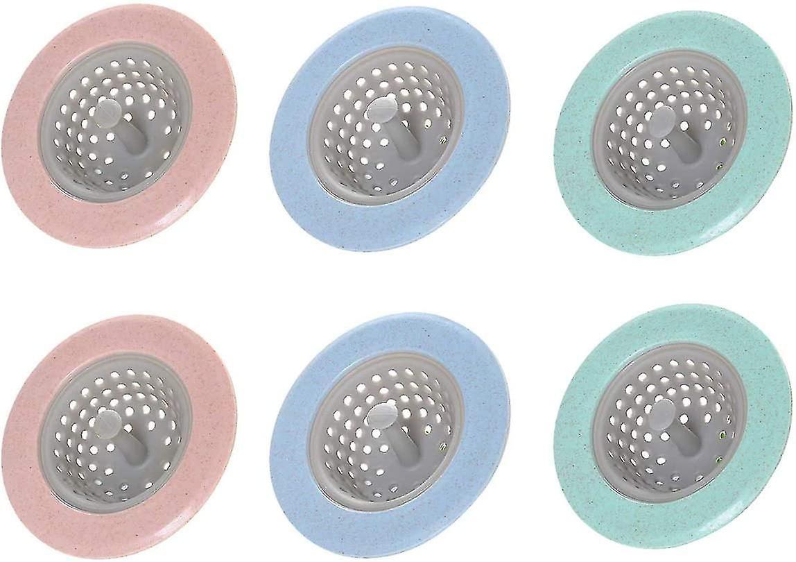 Silicone Drain Filters Set for Kitchen Sink - 6-Piece Strainer Kit