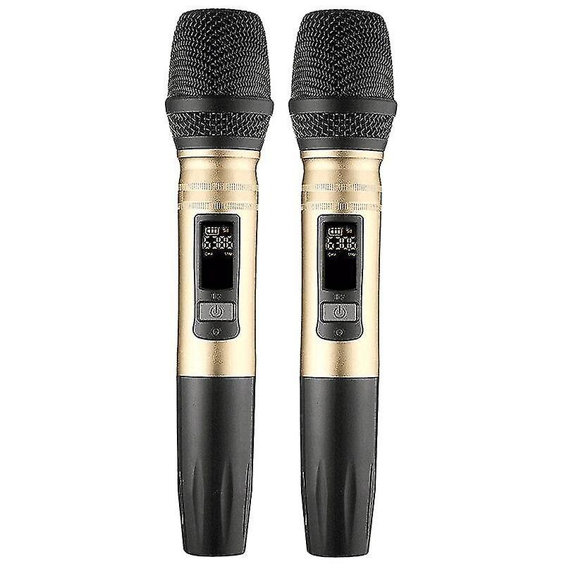 Wireless Microphone System Handheld Led Mi