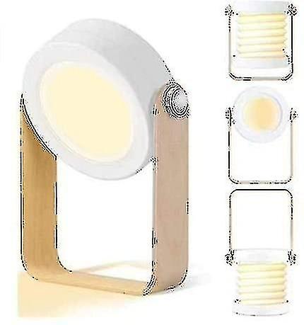 LED table lamp bedside lamp night light lantern retro touch dimming foldable portable lantern bedsid