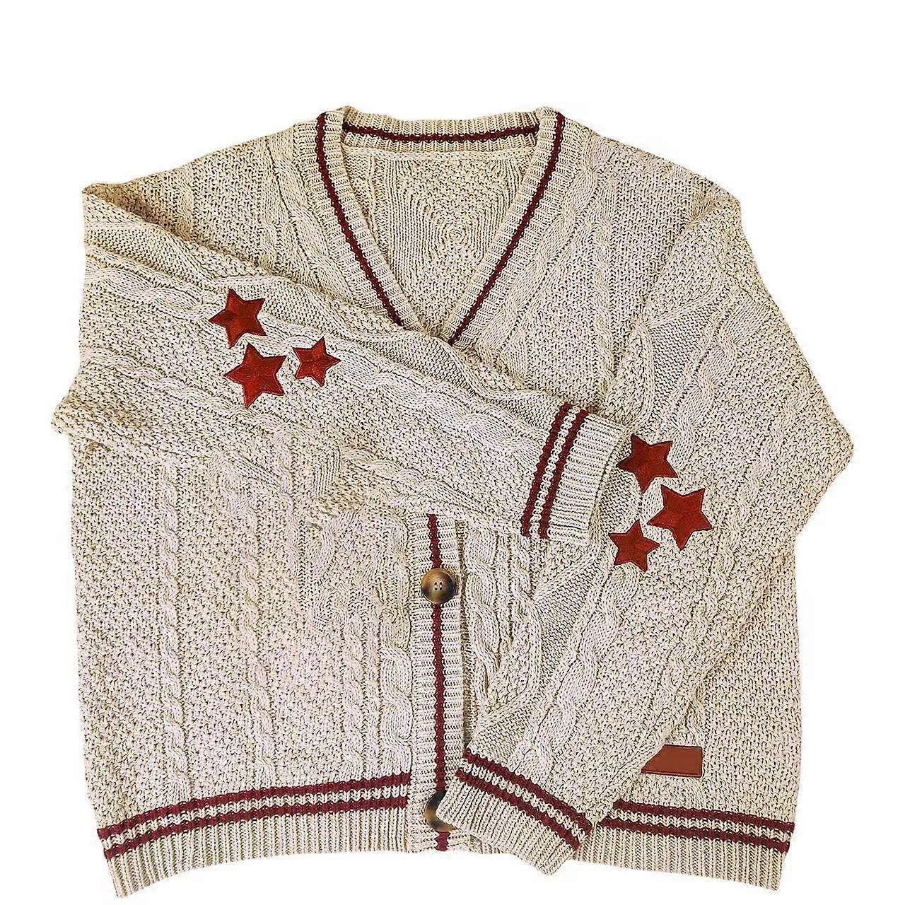 Damen Strickjacke Strickjacke einfarbiges Langarm-Oberteil