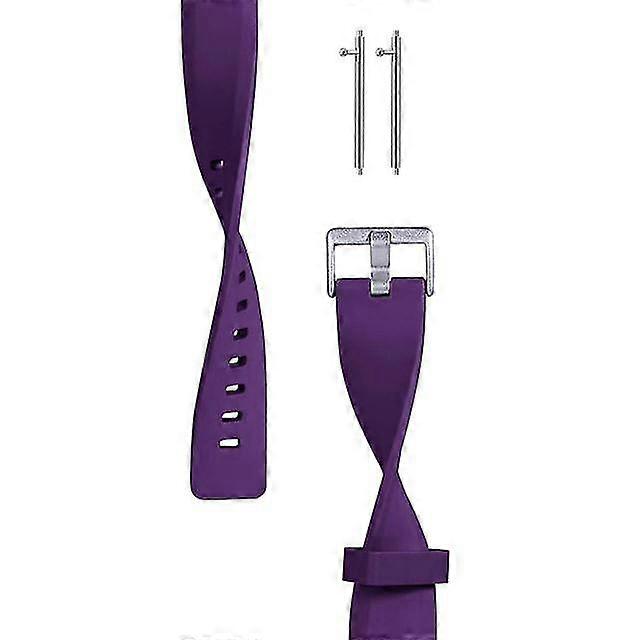 حزام سيليكون ناعم بديل ل Fitbit Inspire HR - بنفسجي