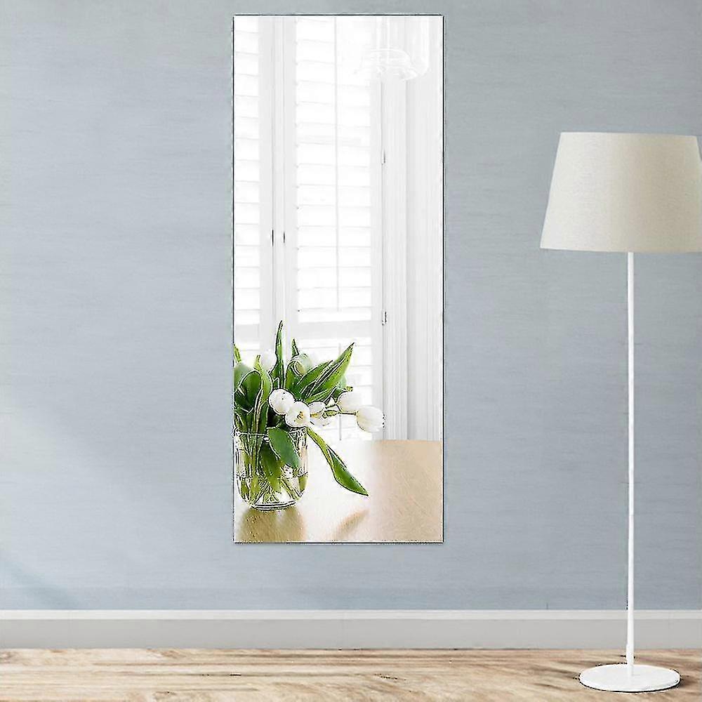 Self Adhesive Mirror 40 x 122cm Flexible Adhesive Mirror Mirror T