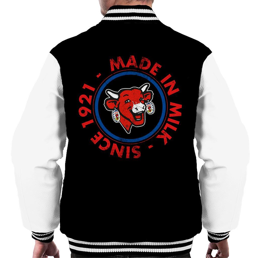 The Laughing Cow Made In Milk Men's Varsity Jacket