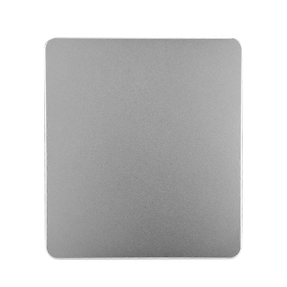 Aluminum NOn slip Gaming Mouse Pad Mat Double Sided Accurate Control Mousepad for PC Silver