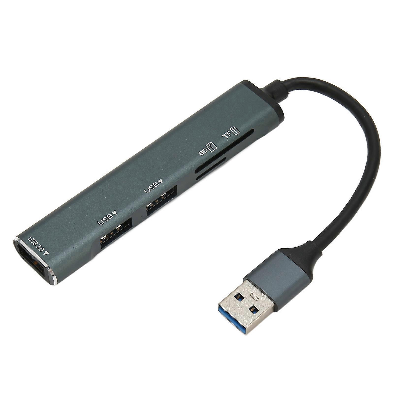 USB3.0 Hub 5 in 1 USB3.0 to 3xUSB Storage Card Memory Card USB3.0 Multiport Adapter for Win