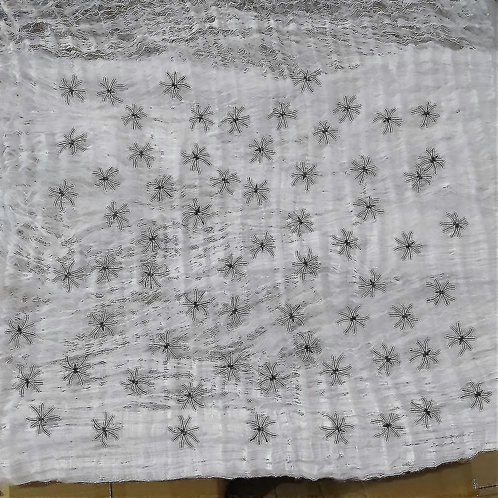 Halloween dekorative edderkopp bomull edderkoppnett