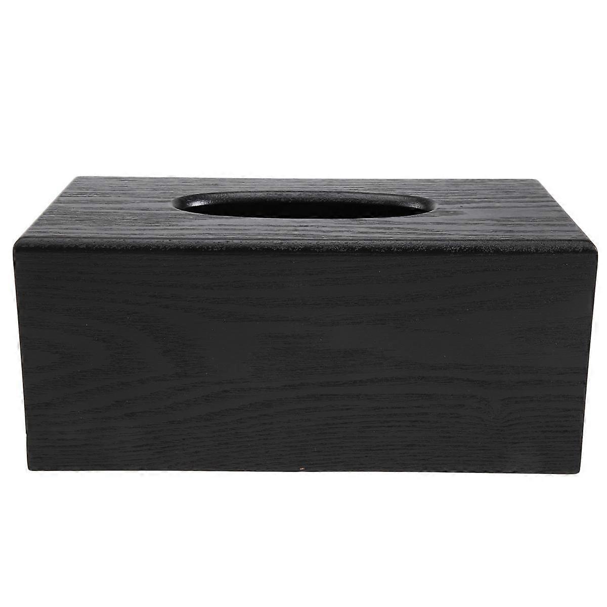 Tissue Box Wood Rectangular Tissue Box Natural Wood Tissue Box for Living Room Bedroom Kitchen