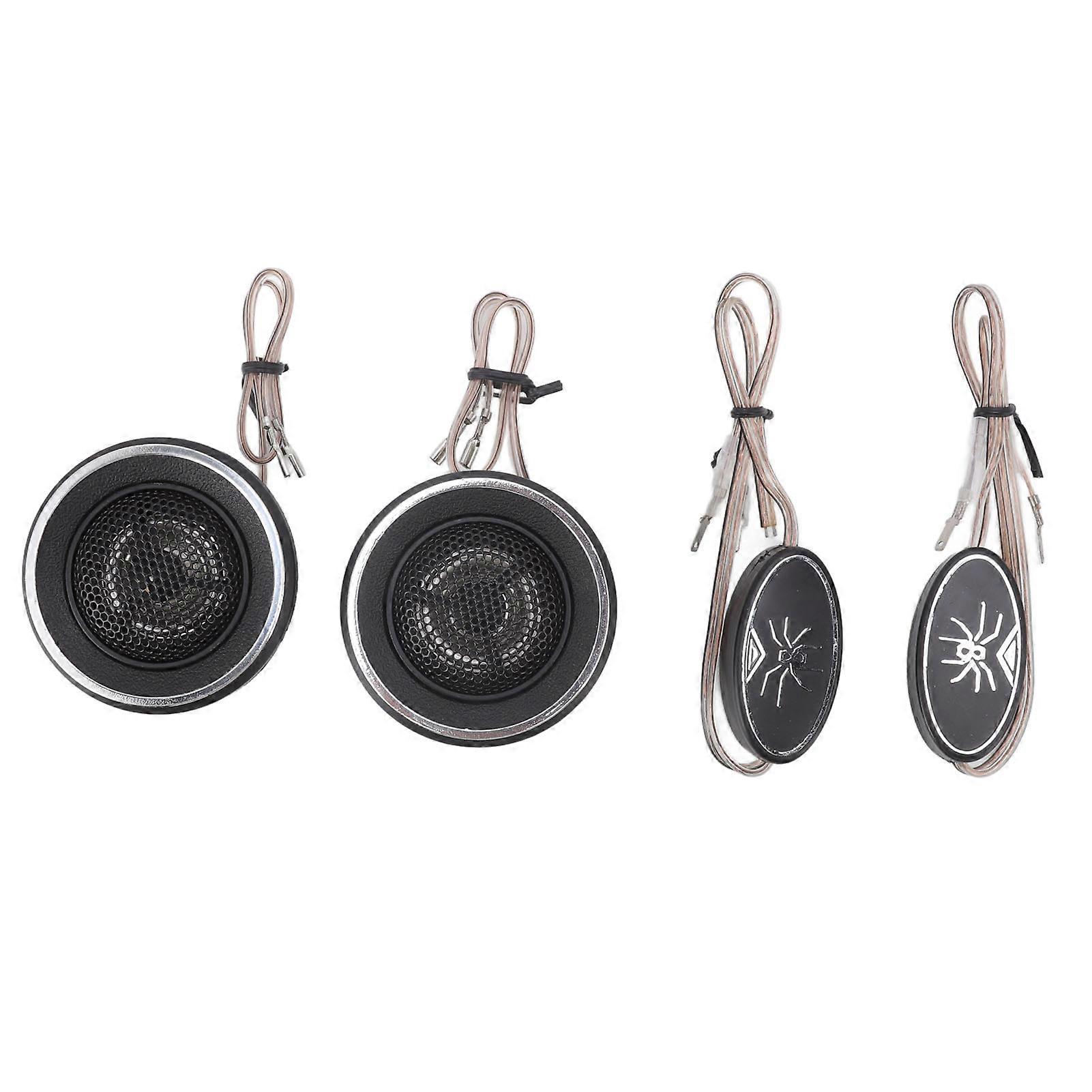 2pcs Dome Tweeter 150W 4 Ohm Built in Capacitors Car Loudspeaker for All Car Audio Systems