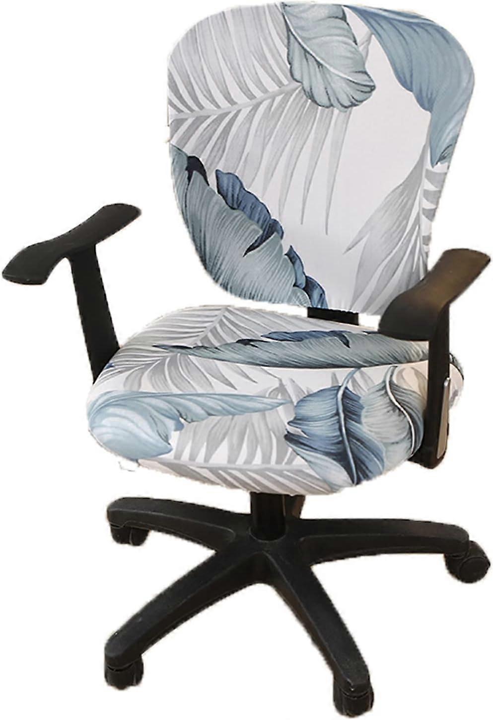 Chaise,de,Bureau,Ordinateur,Covers,,Split,Stretchable,sige,Housse,Lavable,et,Amovible,Rotating,Chaise,Housse,de,Protection