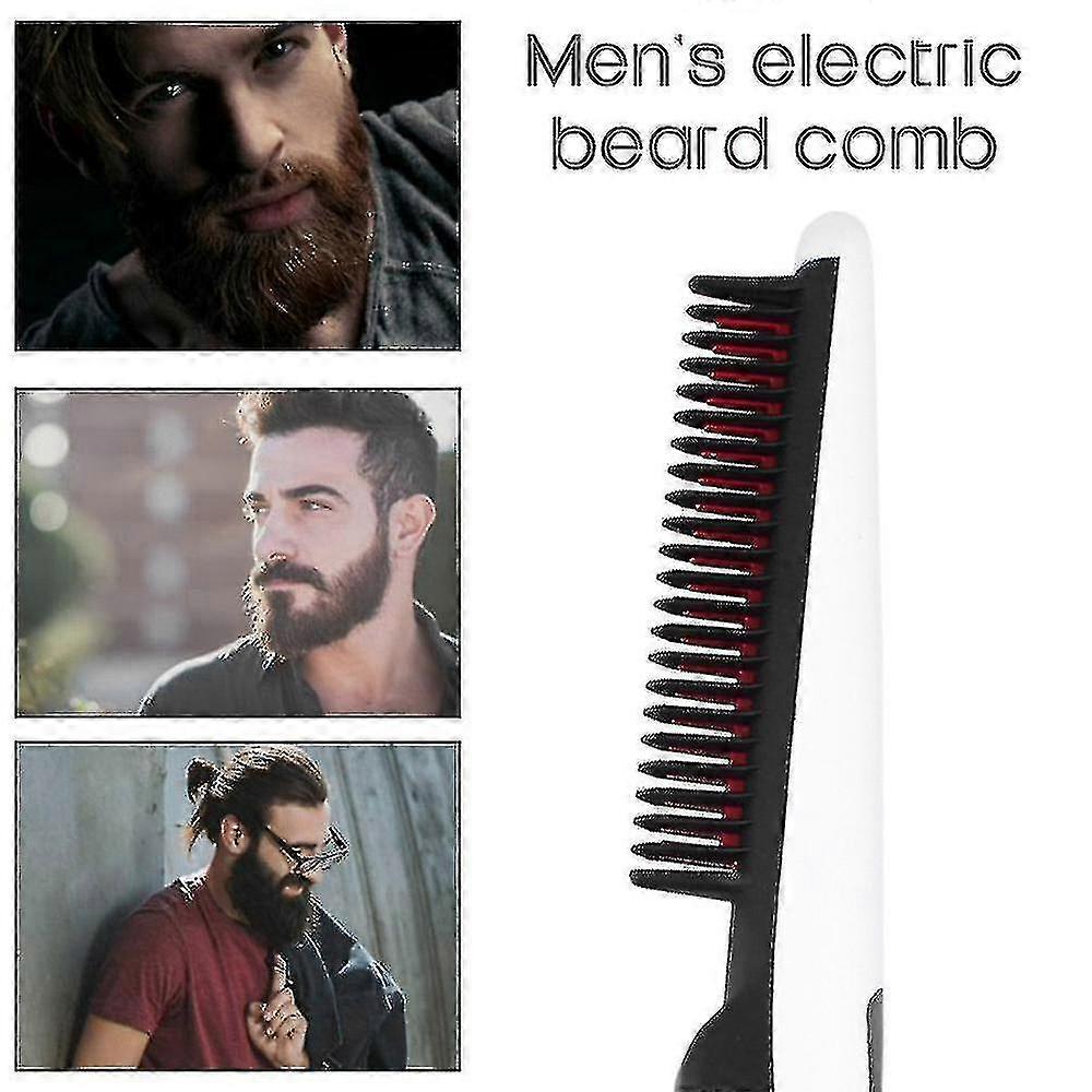 Electric Comb Hair Styling Comb Beard Straightening Comb Quick Hair Styler For Men