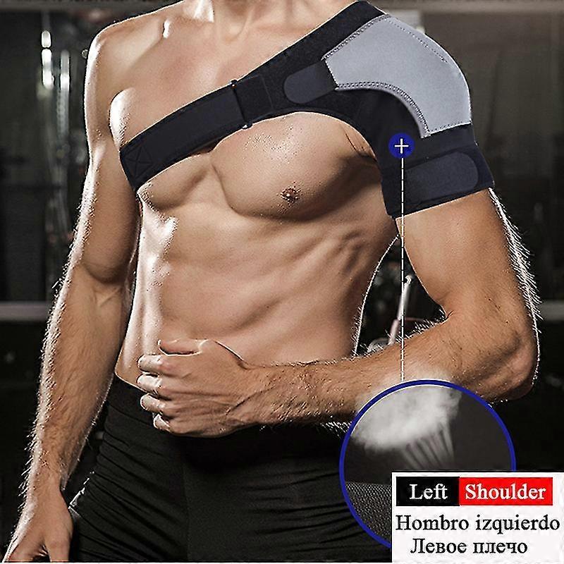 Adjustable Shoulder Support Brace Pad Belt Band Strap Wrap Neoprene Shoulder Compression Sleeves Back Brace Guard