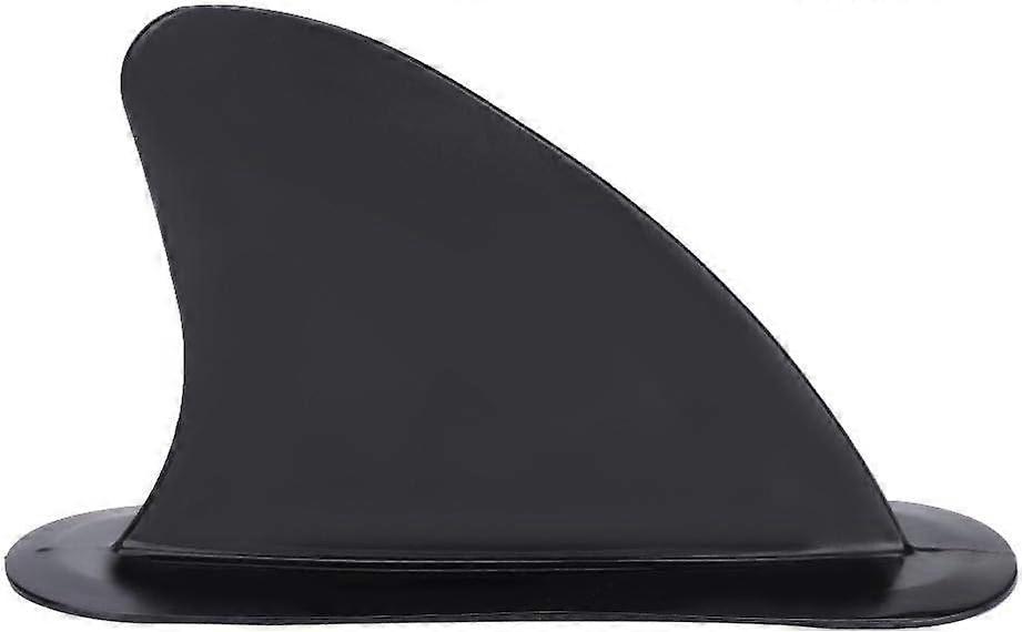 LINJOU Surfboard Fin Surfing Finner Holdbar Sort PVC Skeg Tracking Fin Integrerede finner udskiftning Sort 1pc