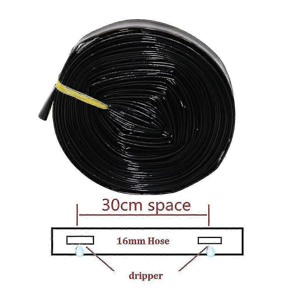 Drip Irrigation Tape 20/40/60/80m Tools 16mm Hose Watering
