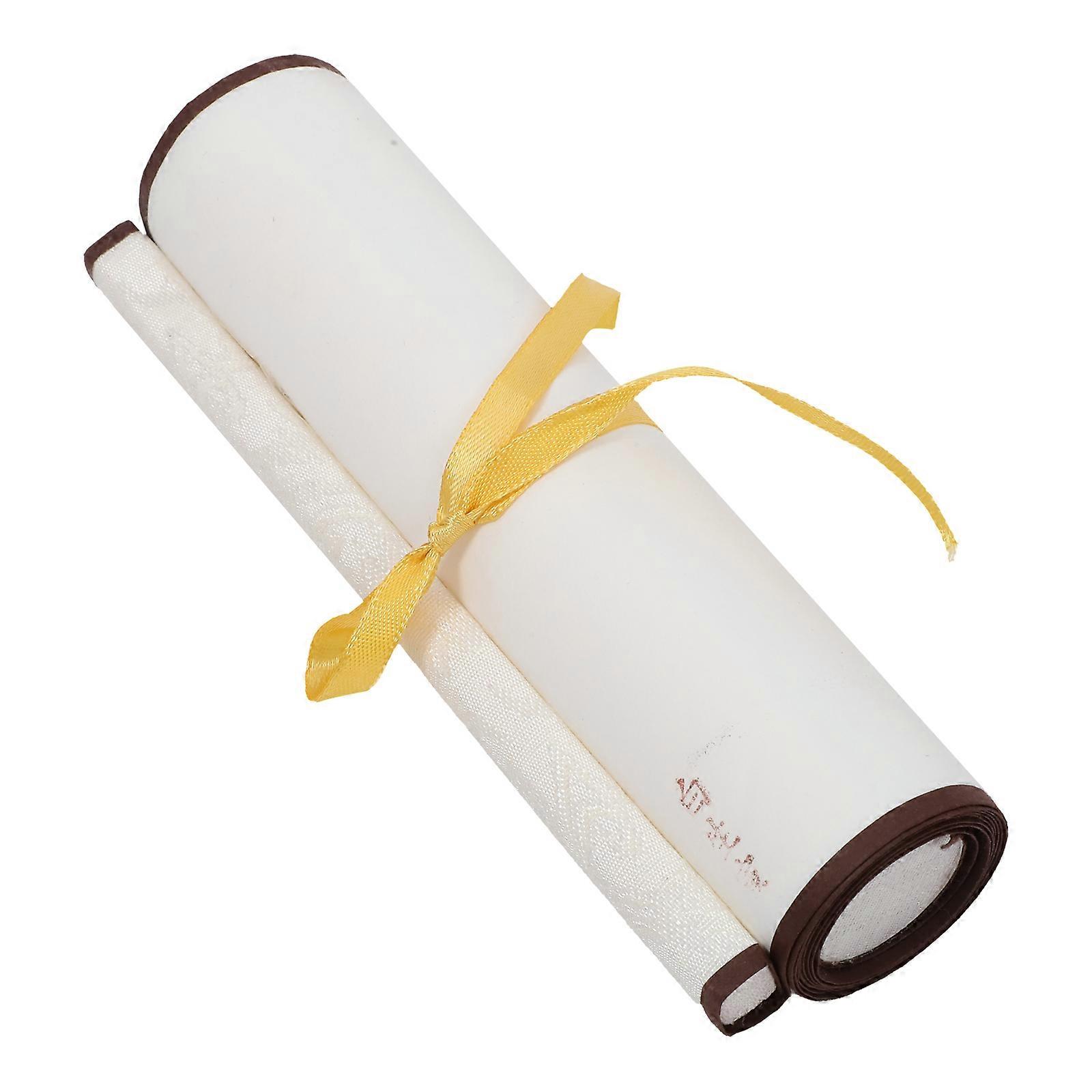 2pcs Vintage Blank Calligraphy Scrolls: Chinese Xuan Paper - Calligraphy Rice Paper Scroll For Writing Drawing Painting For Home