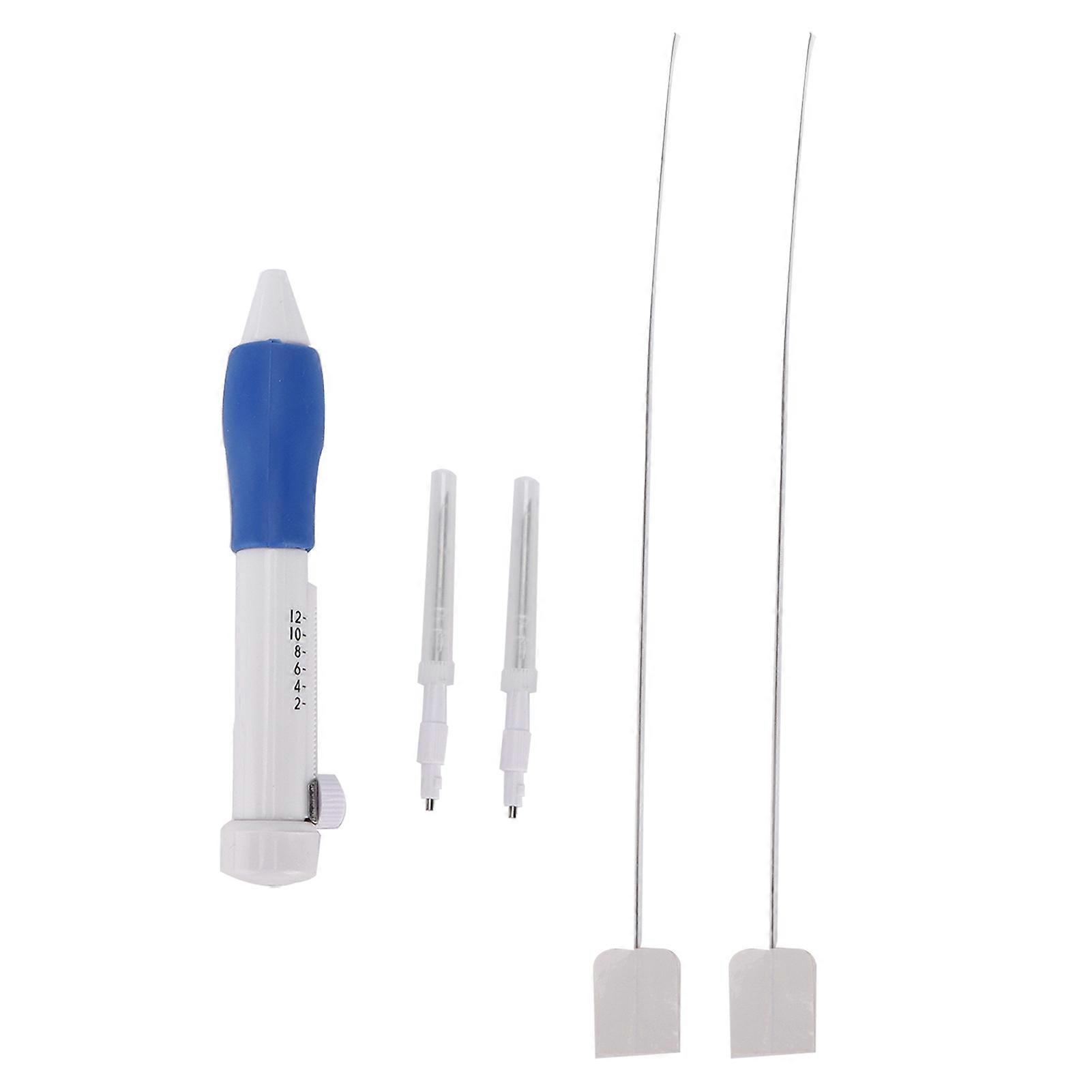 Punch Needle Adjustable Yarn Knitting HandMade Weaving Embroidery Tool with ABS Handle