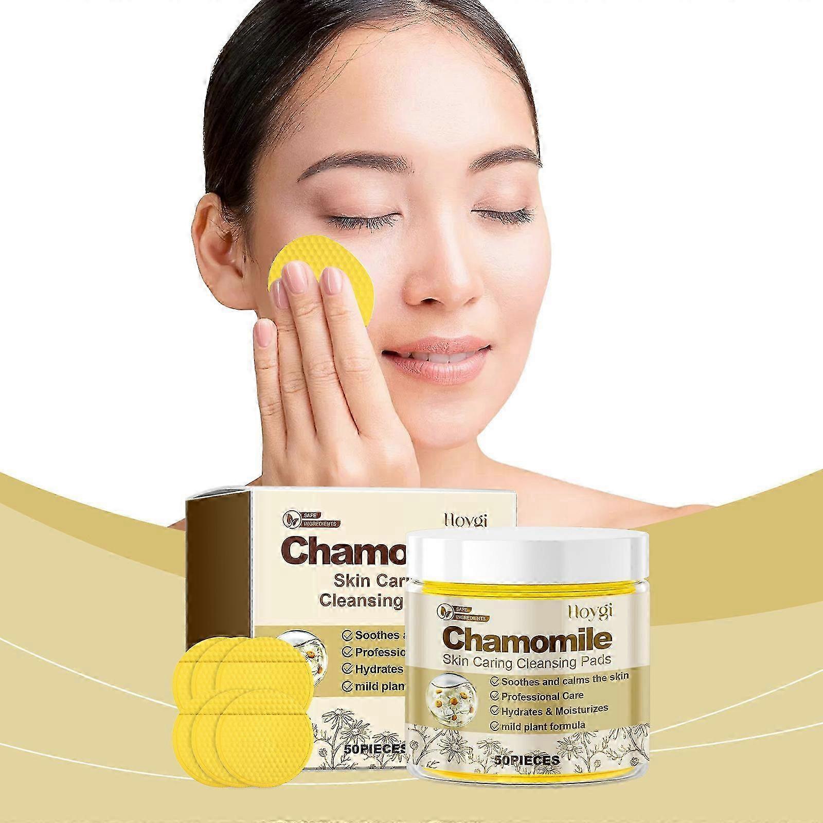 Chamomile Cleansing Pads, Lemon Brightening Cleansing Pads, Hydrates And Moisturizes, Gentle & Non-Irritating