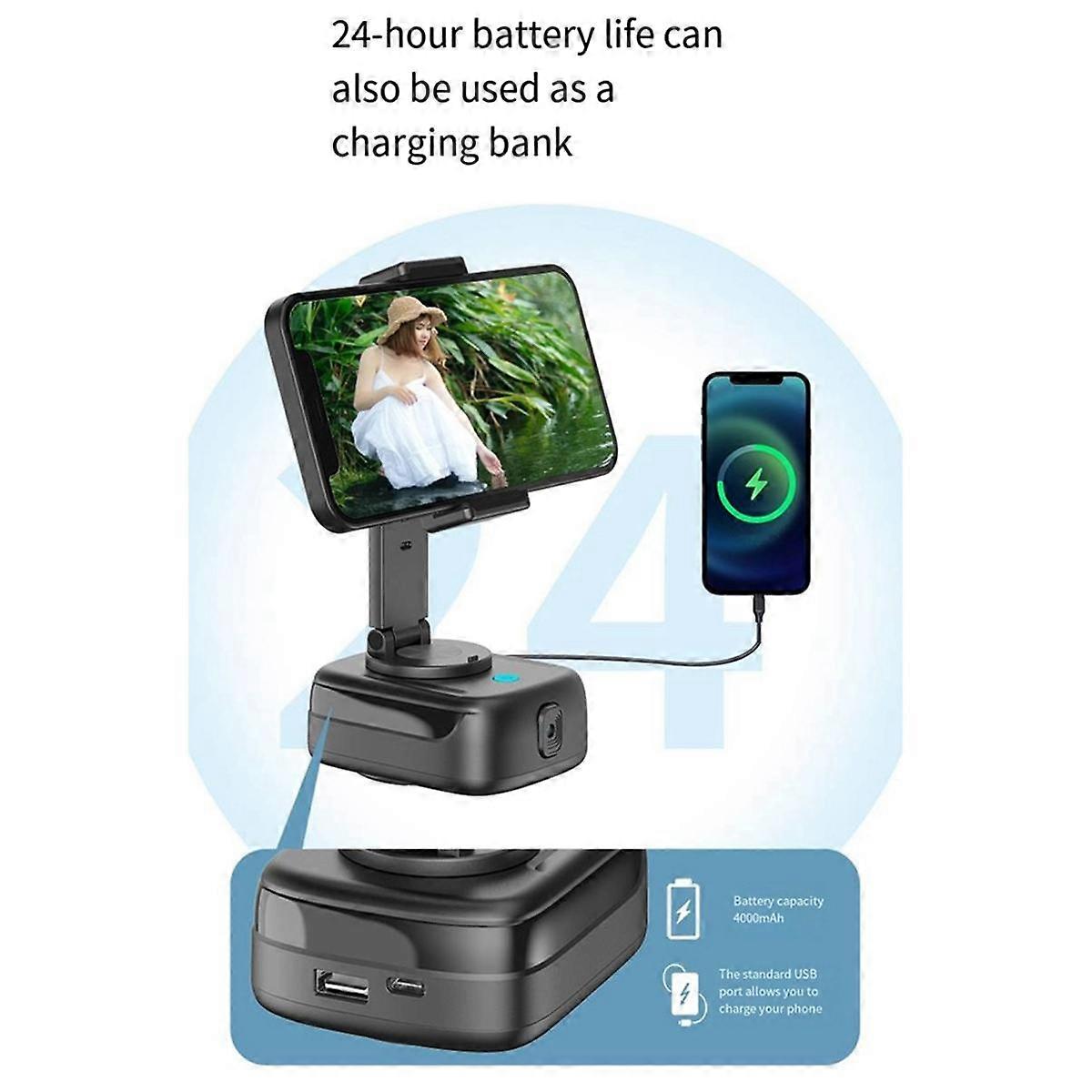 Intelligent AI Face Recognition, 360 Mobile Phone Tracking, PTZ Live Broadcast, Self-Portrait, Pan