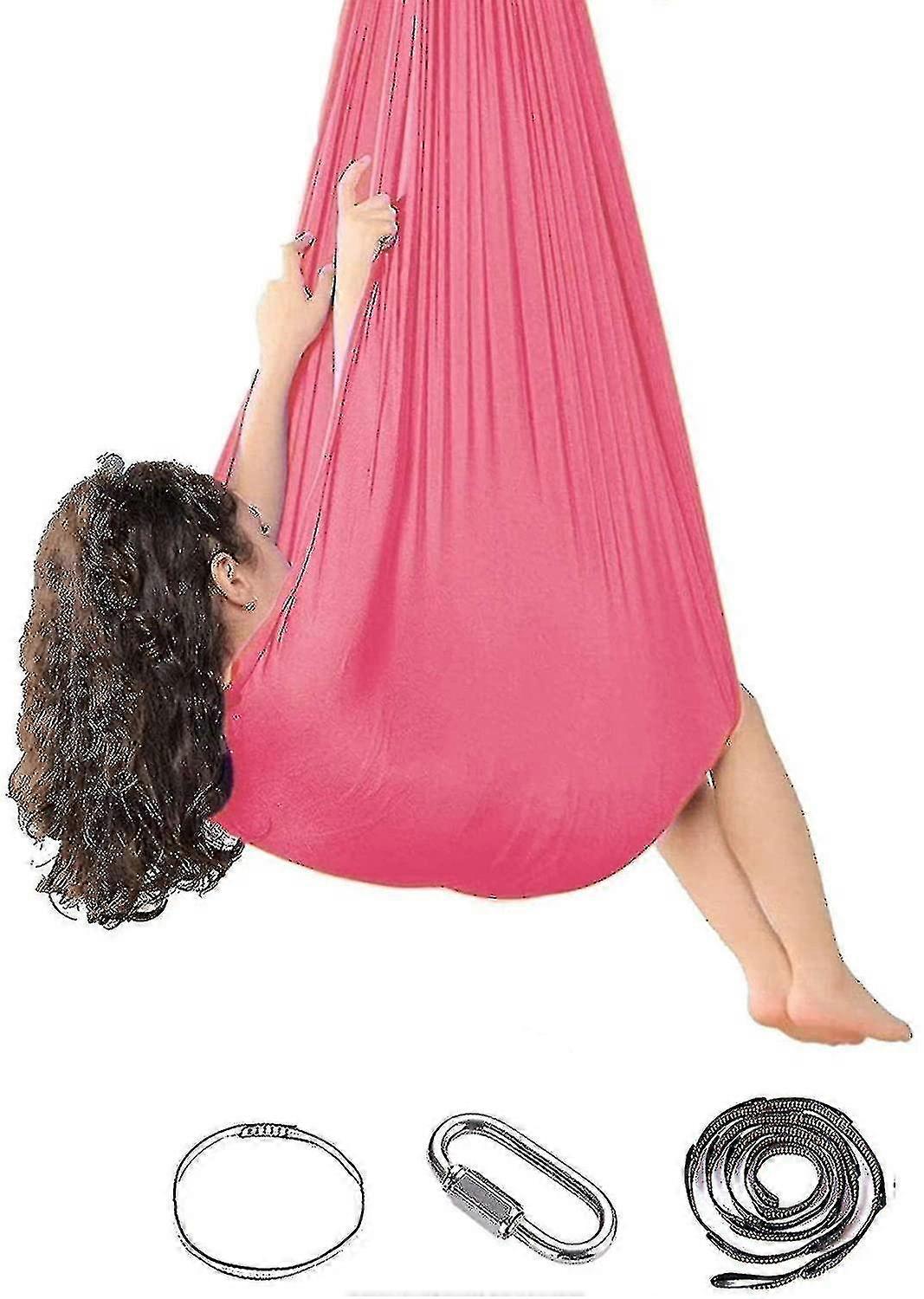 Balanço de terapia interno para crianças, balanço de rede macio com necessidades especiais