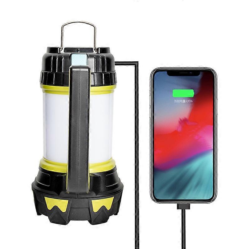 LED camping light outdoor USB charging multi-function camping light portable small hanging light with flashlight tent light,2024 Ping