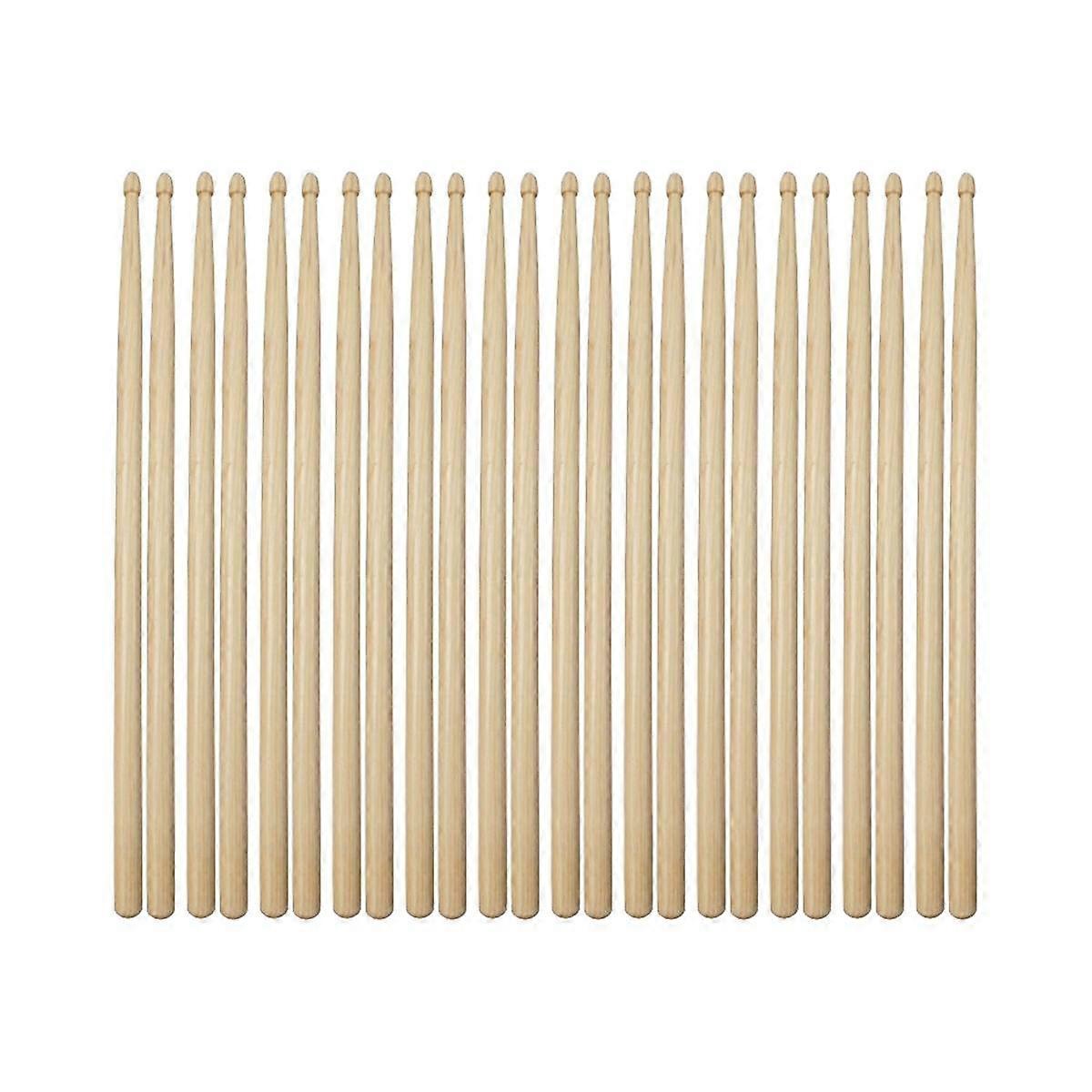 12 쌍 5A 드럼 스틱, 성인 어린이 및 초보자를 위한 나무 팁 드럼 스틱 악기 P